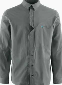 .ix{margin-bottom:16px}Klättermusen Men's Garm Long-Sleeve Shirt Teal Grey