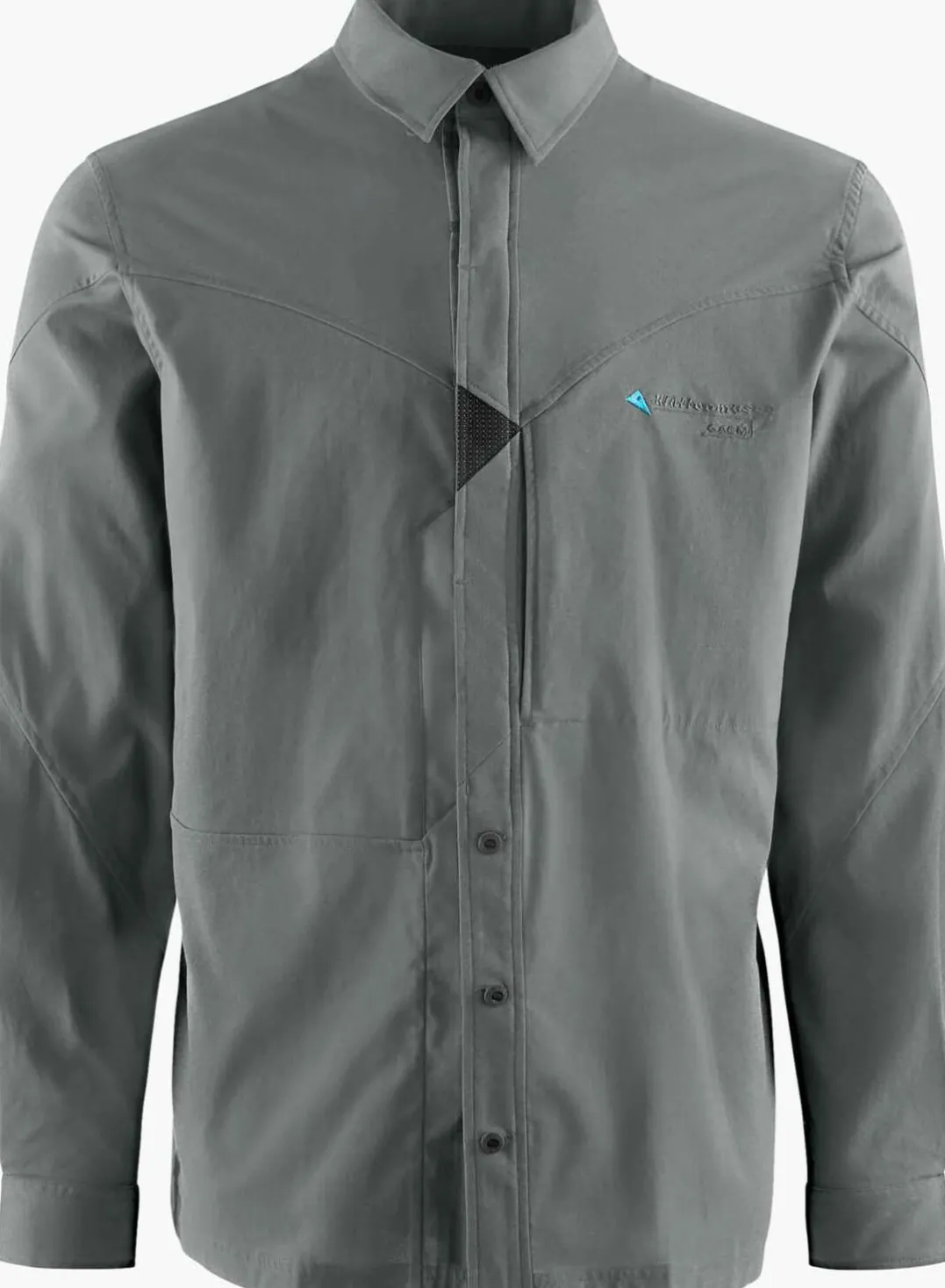 .ix{margin-bottom:16px}Klättermusen Men's Garm Long-Sleeve Shirt Teal Grey