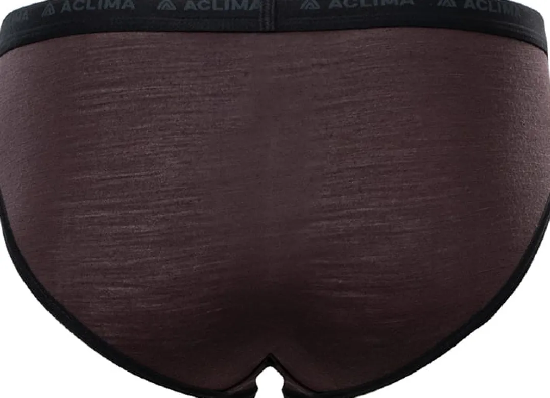.iz{margin-bottom:16px}Aclima Women's LightWool Briefs Chocolate Plum