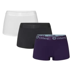 .ja{margin-bottom:16px}Urberg Women's Isane 3-pack Bamboo Boxers Black Beauty/Bright White/Grape