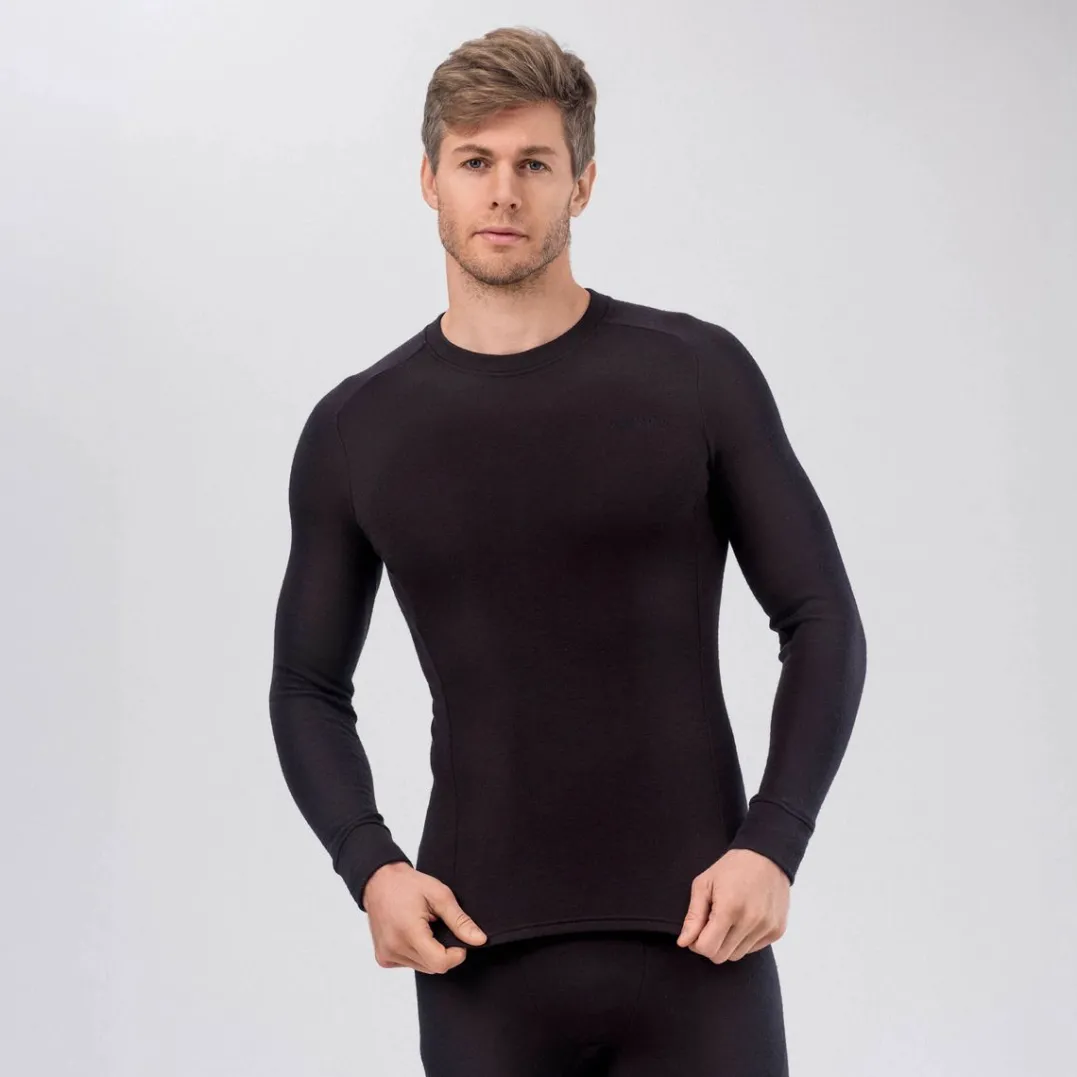 Janus Airwool Merino 260 Crew M Black