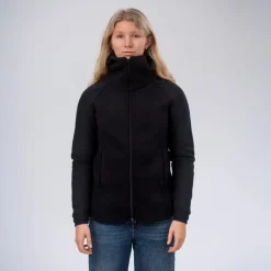 Janus AirWool Merino 280 Hood Jkt W Black