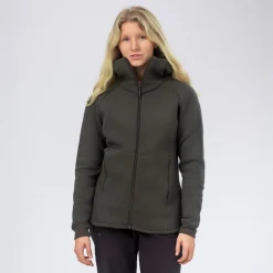 Janus AirWool Merino 280 Hood Jkt W Forest Night