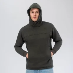 Janus Airwool Merino 280 Hood M Forest Night
