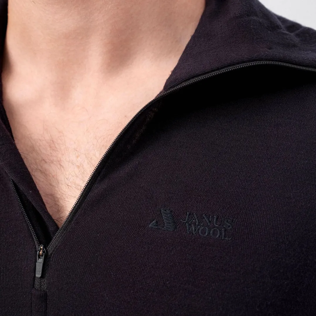 Janus Airwool Merino 260 Zip M Black