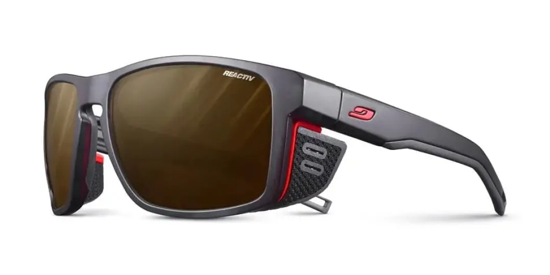 Julbo Shield Reactiv 2-4 Polarized Matt Translucent Black/Orange