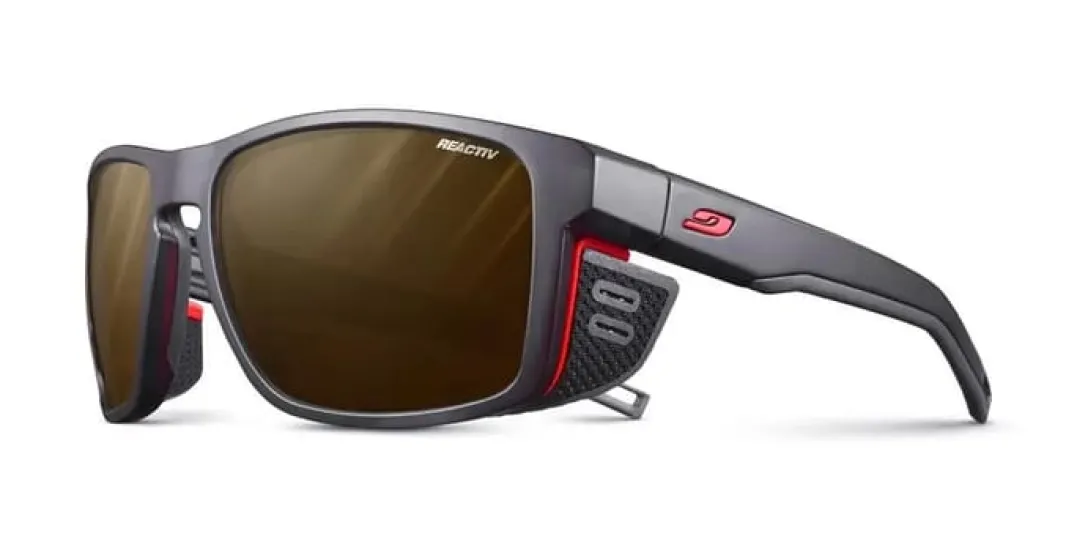 Julbo Shield Reactiv 2-4 Polarized Matt Translucent Black/Orange