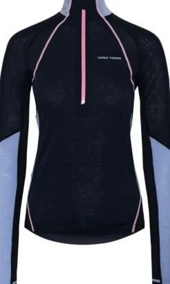 Kari Traa Women's Alma Half Zip Dark Navy Blue