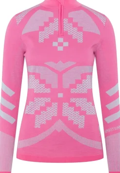 Kari Traa Women's Faith Half Zip Bright Pink