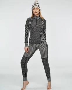 Kari Traa Women's Smekker Half Zip Black