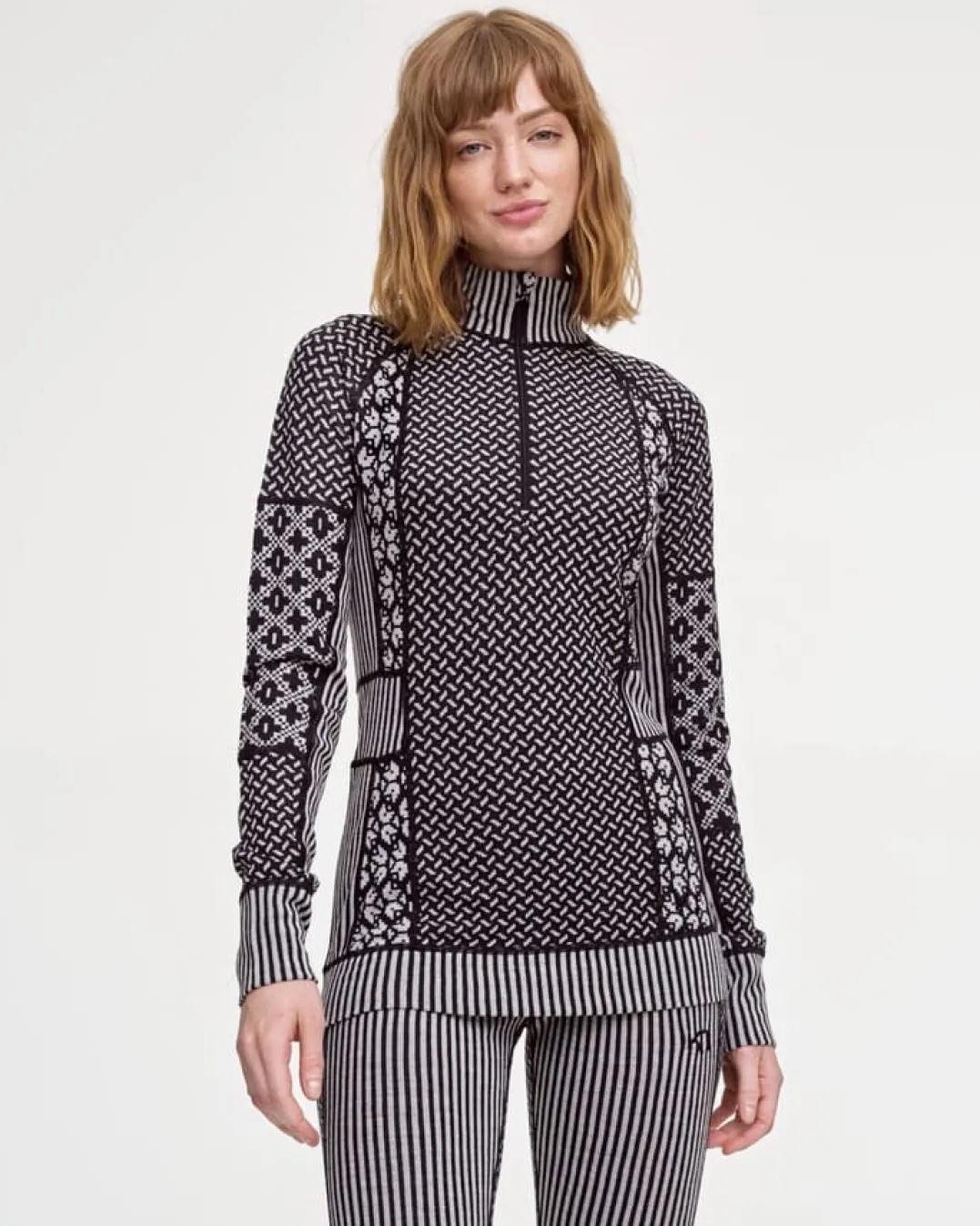 Kari Traa Women's Smekker Half Zip Black