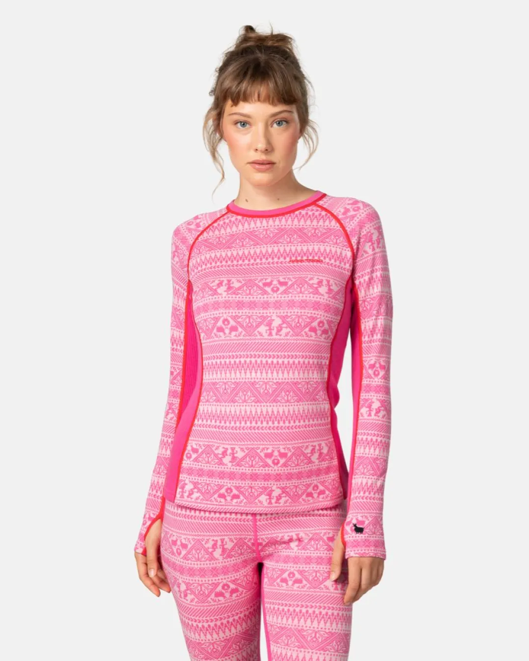 Kari Traa Women's Tale Long Sleeve Bright Pink
