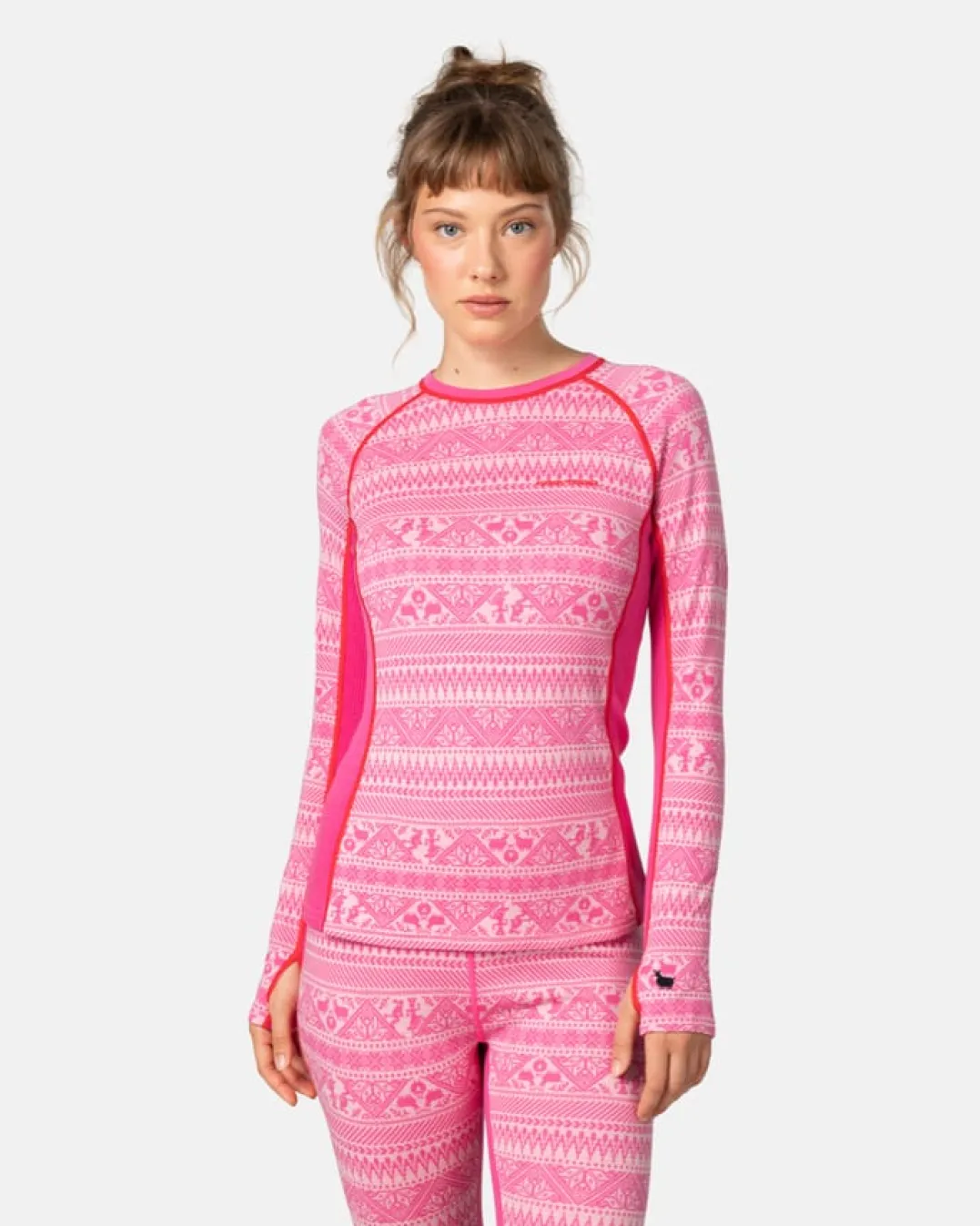 Kari Traa Women's Tale Long Sleeve Bright Pink