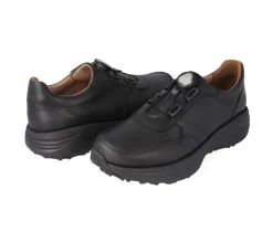 Klaveness Perfect Stride Boa Leather Sneaker Sort