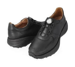 Klaveness Perfect Stride Boa Leather Sneaker Sort
