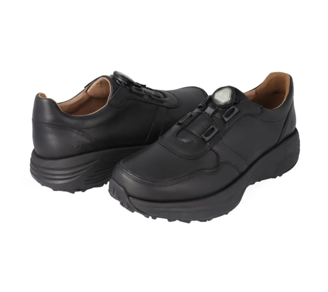 Klaveness Perfect Stride Boa Leather Sneaker Sort