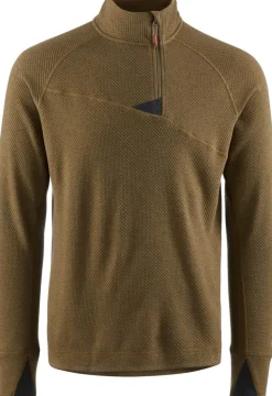 Klättermusen Men's Huge Half Zip Sweater Olive