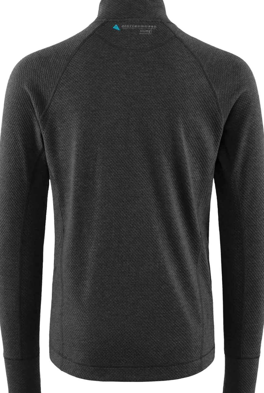 Klättermusen Men's Huge Half Zip Sweater Raven-Burnt Russet