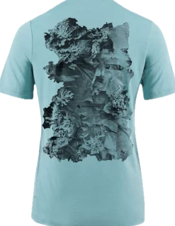 Klättermusen Narfi Periderm Tee W'S Mineral Blue