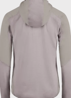 Klättermusen Women's Embla Hood Jacket Ridge Grey/Purple Dove