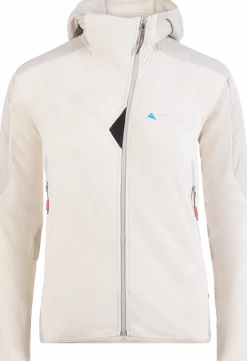 Klättermusen Women's Embla Hood Jacket Moon/Putty Grey