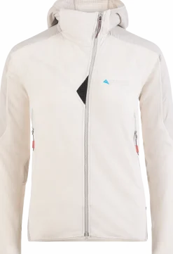 Klättermusen Women's Embla Hood Jacket Moon/Putty Grey