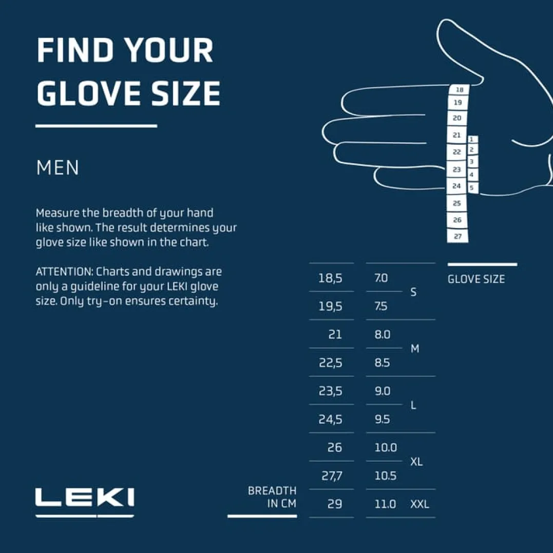 Leki Ultratrail Overglove Black