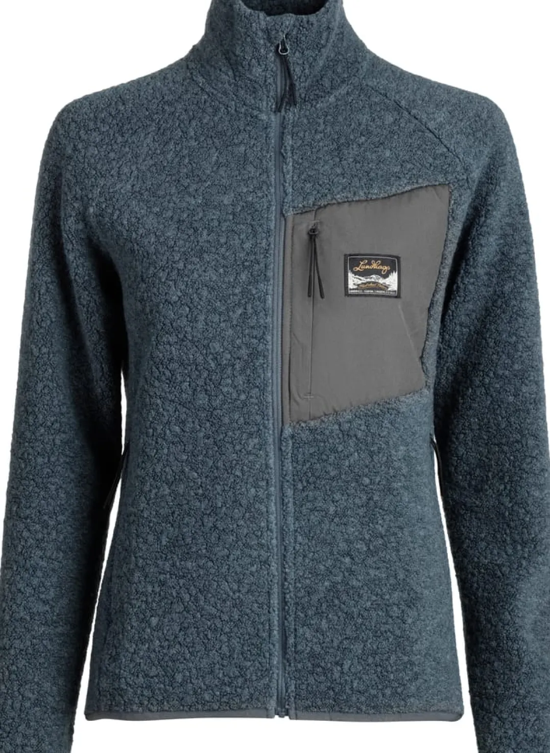 Lundhags Flok Wool Ws Pile Dark Sky Blue