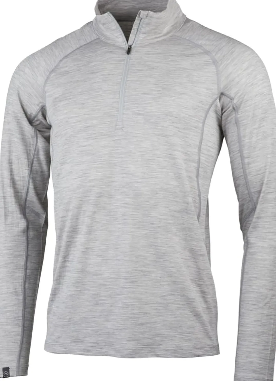Lundhags Men's Gimmer Merino Light 1/2 Zip Light Grey