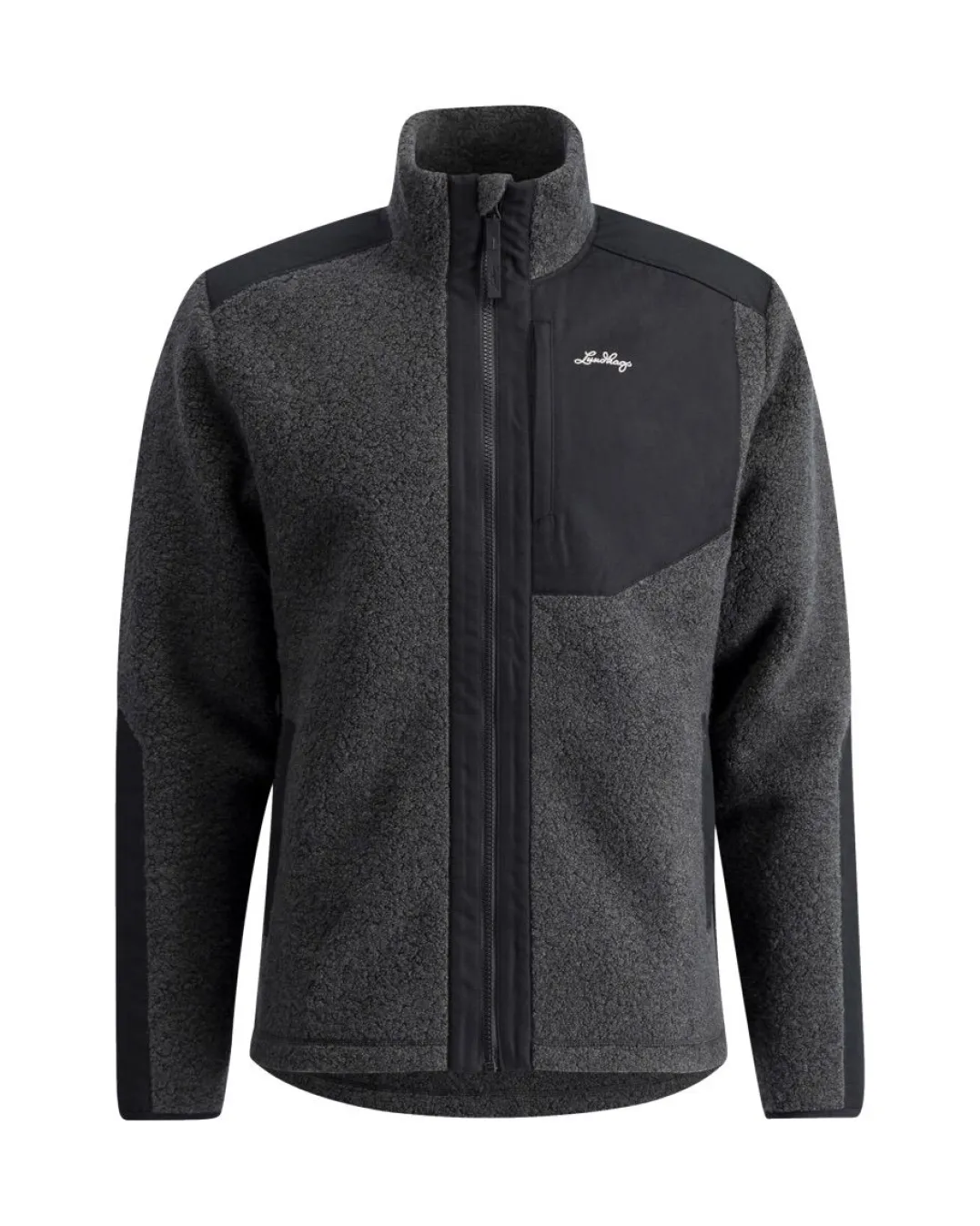 Lundhags Saruk Wool Pile Mid Full Zip M Charcoal