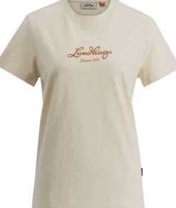 Lundhags Women's Järpen Logo T-shirt Chalk White