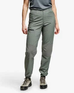 Lundhags Women's Tived Light Windbreaker Pant Aloe Green