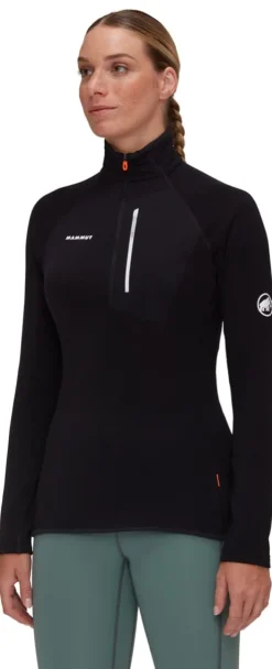 Mammut Aenergy Light Ml Half Zip Pull Women Black