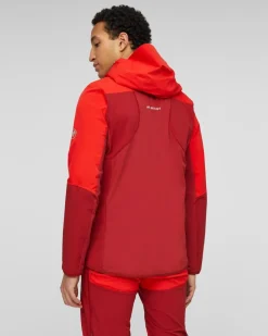 Mammut Aenergy Pro SO Hybrid Hooded Jacket Men Mammut Red-dark Mammut Red