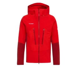 Mammut Aenergy Pro SO Hybrid Hooded Jacket Men Mammut Red-dark Mammut Red