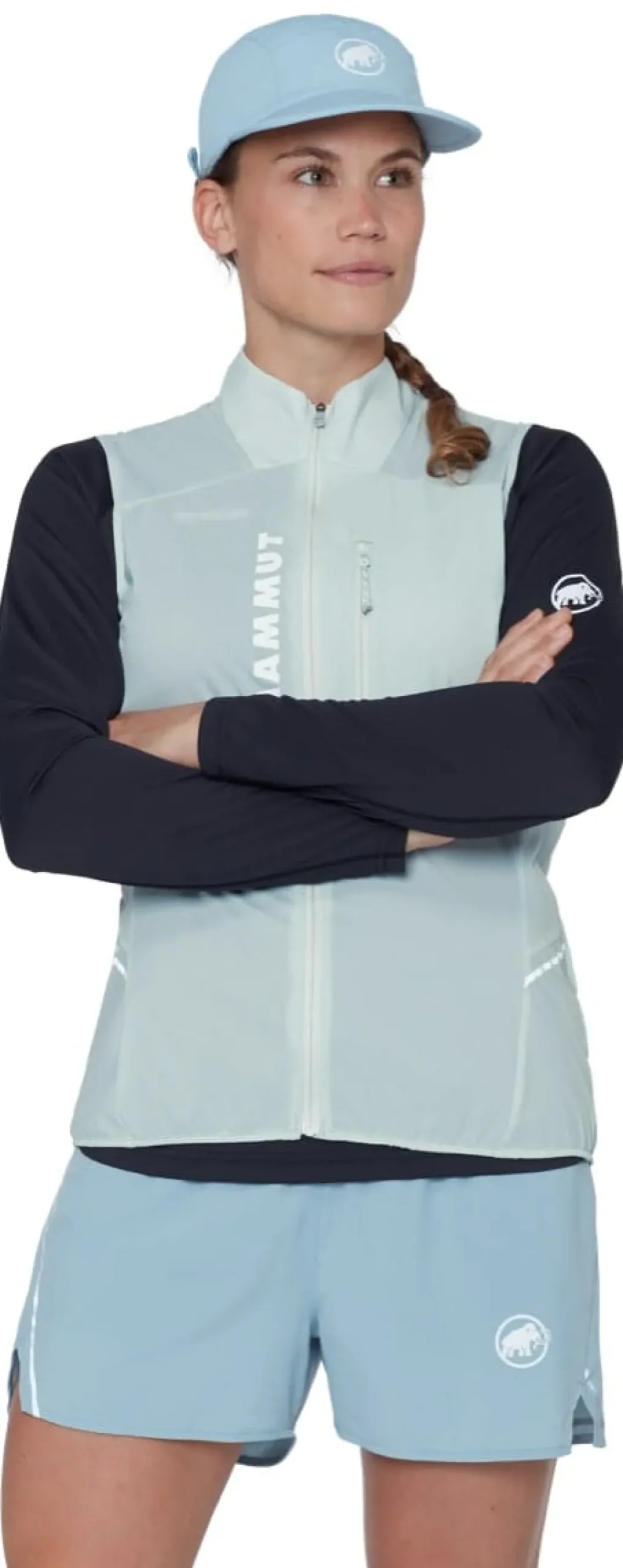 Mammut Aenergy TR Wb Hybrid Vest Women Silver Sage-black