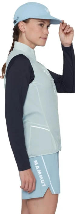 Mammut Aenergy TR Wb Hybrid Vest Women Silver Sage-black