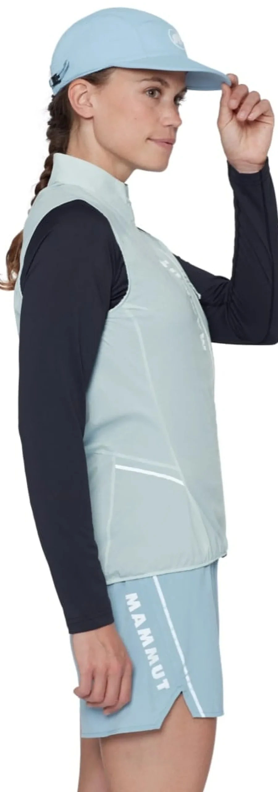 Mammut Aenergy TR Wb Hybrid Vest Women Silver Sage-black