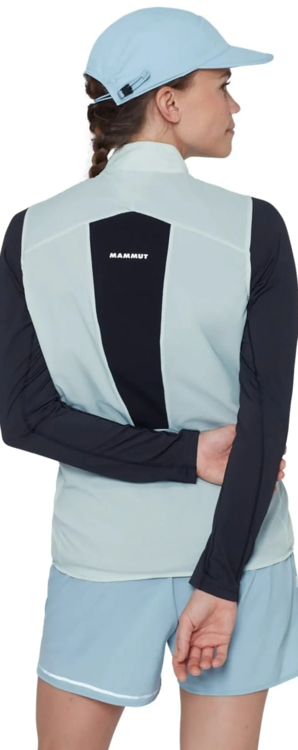 Mammut Aenergy TR Wb Hybrid Vest Women Silver Sage-black