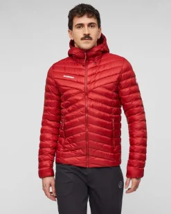 Mammut Albula In Hooded Jacket Men Dark Mammut Red
