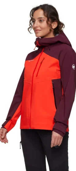 Mammut Alto Guide Hs Hooded Jacket Women Mammut Red-vin