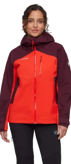 Mammut Alto Guide Hs Hooded Jacket Women Mammut Red-vin