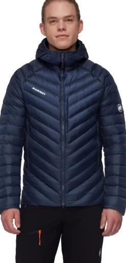 Mammut Broad Peak In Hooded Jacket Men Marine-black