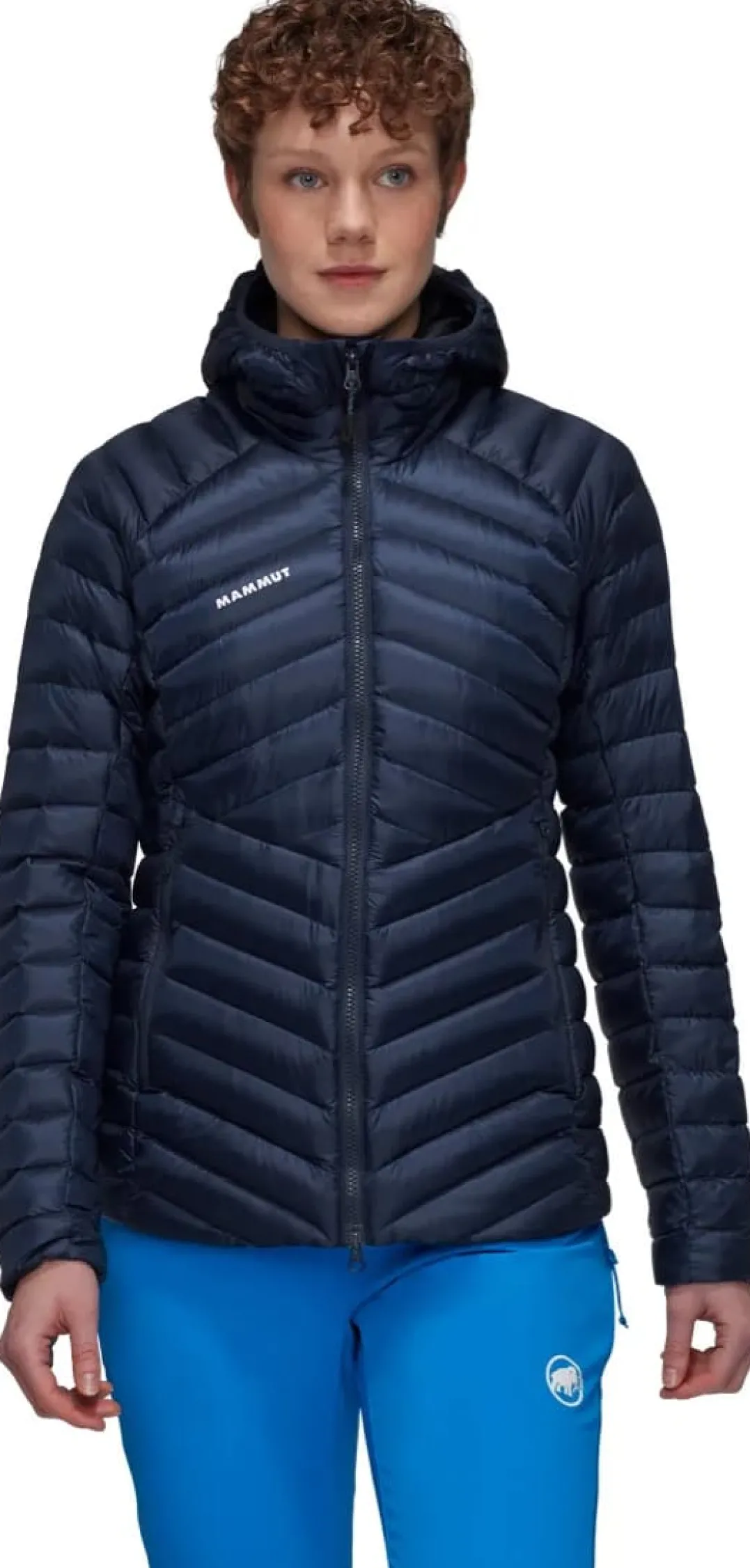 Mammut Broad Peak In Hooded Jacket Women Marine-black