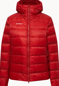 Mammut Broad Peak Pro In Hooded Jacket Women Dark Mammut Red