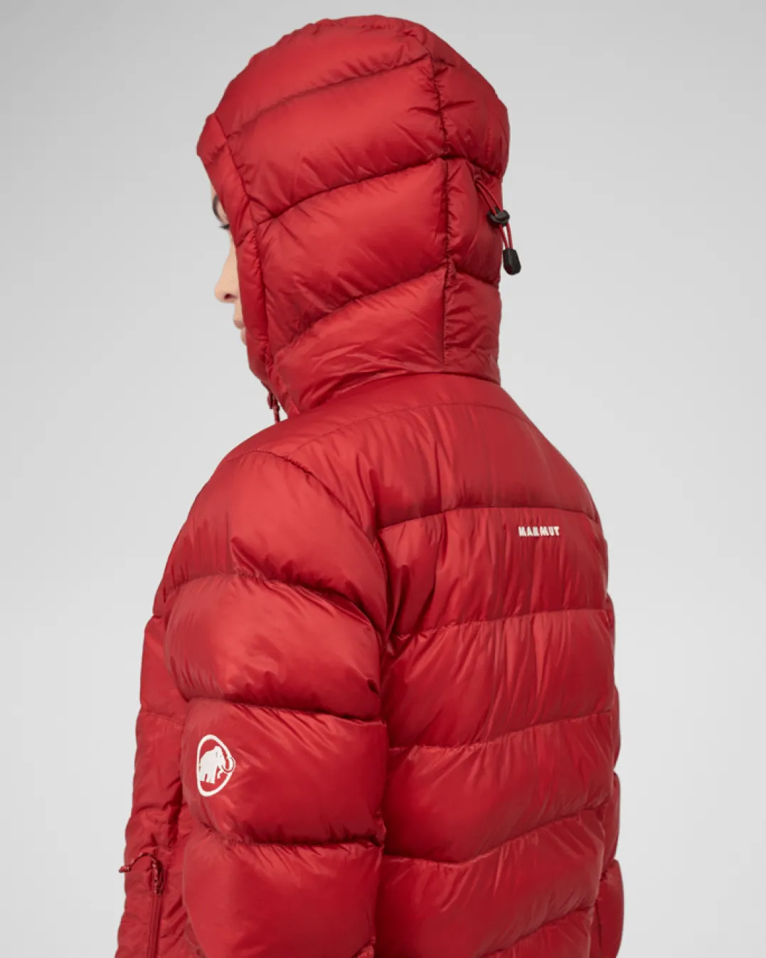 Mammut Broad Peak Pro In Hooded Jacket Women Dark Mammut Red