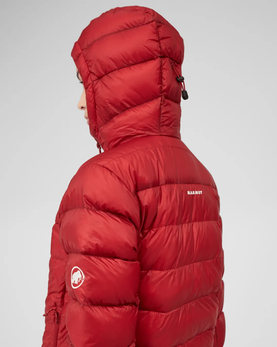 Mammut Broad Peak Pro In Hooded Jacket Women Dark Mammut Red