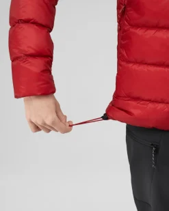 Mammut Broad Peak Pro In Hooded Jacket Women Dark Mammut Red