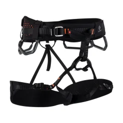 Mammut Comfort Fast Adjust Harness Men Black/Safety Orange