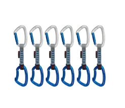 Mammut Crag Keylock 10 Cm Indicator 6-Pack Quickdraws Straight Gate/Bent Gate Key Lock